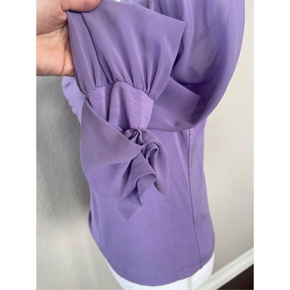 Highline Collective Sheer Sleeve Blouse - Picture 5 of 8